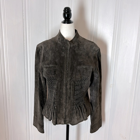 Tristan Jackets & Blazers - NWOT TRISTAN & ISEUT chocolate suede jacket